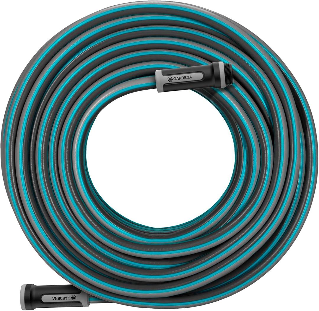 GARDENA 20530 | 50' Foot 5/8" Heavy-Duty Gardening Hose | Heavy-Duty 5-Ply Design, Includes US Hose Threads, European Made, Kink-Resistant