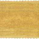 Better Trends Lilly Crochet Yellow Large Bath Mat & Long Bath Rugs, 100% Cotton & Reversible Bath Runner Rug, Absorbent Shower Rugs for Bathroom, Washable Bath Rugs - 20 x 60 Runner Rug (1'8" x 5' (1 Piece))