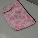 Empty Mahjong Bag,Thickened Pink Printed Soft American Mahjong Tiles Bag (Case Only)
