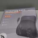 Back Massager, Rolling Up and Down Back Massager with Heat, Back Massage 4D Kneading for Pain Relief Deep Tissue, Ultrathin Shoulder Massager Gift for Women Men Parents Christmas (Black)