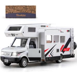 Camper Van Adventure Toy  Vacation Toy Push and Go RV Toy with Light and Sound, Camper Van Gifts for Kids, Boys and Girls Age 3+