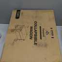 Favoyard Collapsible Wagon Carts Foldable 150L & 360LBS Portable Folding Wagons with All-Terrain Wheels & Brakes Heavy Duty Outdoor Utility Cart for Beach/Grocery/Camping/Shopping/Sports/Garden, Black