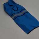 Fashion Hooded Dog Raincoat - Reflective Doggy Rain Jacket Lightweight Waterproof Dog Raincoats for Medium Dogs (Medium, Blue)