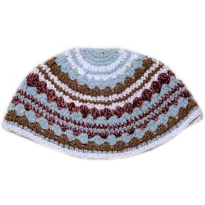 Yarmulke Jewish Kippah Frik Kipa Judaica Yamaka Kippa Yamakah Yarmulka Hat Men Or Kids (One Size, Light Blue)