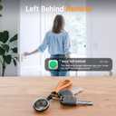 2026 New Air Tracker Tags-4 Pack Compatible with Apple Find My (iOS Only), Bluetooth Tracker Smart Tag Waterproof Key Finder Item Locator Worldwide Tracking for Keys, Wallet, Luggage, Pets