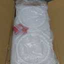 H.JSS WDJS 24 Oz Round Glass Food Storage Container, 3 Cup Round Glass Soup Container with Airtight Lids BPA free, Leakproof Borosilicate Storage bowls, Dishwasher Microwave Freezer Safe (4 Pack)