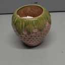 Strawberry Pencil Holder, Cute Pen Holder for Desk, Ceramic Pen Holder, Stand Makeup Brush Holder, for School, Home, Office Desk Decor(Pink)