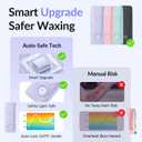 Waxfans Smart Wax Roller Kit, Roll On Wax Kit for Women & Men, Cera Para Depilar at Home Waxing Kit for Body and Legs Hair Removal, with 2 Wax Refills (Honey) & 50 Wax Strips, Easy & Smooth(Honey)