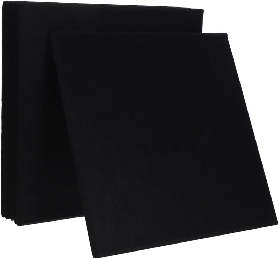 Mikikit 6pcs Self Adhesive Felt Wall Tiles Durable Office Wall Protectors Collision Padding for Home School Office Use Easy Peel and Stick Setup