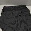 Leafigure High Waisted Leggings for Women- Soft No See-Through Yoga Pants for Gym Workout Running Black XXL