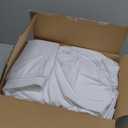 Heneger 12 Pack White Round Tablecloth 90 Inch White Table Cloth Stain and Wrinkle Resistant Reusable and Washable Polyester Fabric Table Covers for Buffet Wedding Party and Banquet