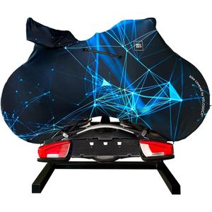 VELOSOCK Complete Bike Cover (RAY/Road)  Keeps Floors & Cars Dirt-Free, Fits 99% of Road Bikes for Indoor Storage & Transport