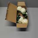 Luyue 2 Packs Peonies Artificial Flowers Vintage Faux Peony Bouquet Fake Flower for Vase Silk Floral Arrangements for Table Centerpiece Wedding Decoration Indoor Home Decor