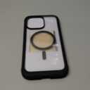 Miracase Glass Series Designed for iPhone 14 Pro Max Case 6.7 Inch, Upgrade Full-Body Magnetic Case with Built-in 9H Tempered Glass Screen Protector, with Camera Lens Protector, Magnetic Black