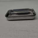 3-Piece Stainless Steel Breading Set  Interlocking Coating Trays for Chicken, Fish, Meat | Non-Slip, Dishwasher Safe, Oven Safe | Stackable Space-Saving Design for Flour, Egg, Breadcrumbs