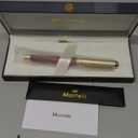 Rollerball Pen, Stunning Luxury with Mesh Texture DesignSchmidt Ink Refill, Nice Gift Set for Men & Women, Business, Executive, Office, Writing, Graduation, Nice Fancy Designer Pens