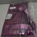 Expandable Foldable Duffel Bag with Detachable Wheels, 64L Large Capacity Rolling Travel Duffle Bag, Lightweight Carry on Luggage with Spinner Wheels, Weekend Gym Tote Bag (Deep Purple)