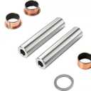 EZGO TXT/RXV Golf Cart Bushing Spindle King Pin Tube, Claw Copper Sleeve Kit, OEM# 70648G01,70749G01, 70745G01