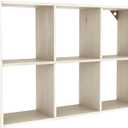 ClosetMaid 5430 Mini 6-Cube Desktop or Wall Mount Organizer, Bleached Walnut