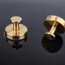 Suction Cup Hooks for Shower,Bathroom,Kitchen,GlassDoor,Mirror,TileLoofah,Towel,Coat,Bath Robe Hook Holder for Hanging up to 15 lbsWaterproof & Rustproof,Dark Bronze (2, Golden)