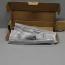 SMARTSTANDARD 2PCS Sliding Barn Door Handle, 12 Inch Heavy Duty Pull and Flush Hardware Set, Black, Large Rustic Two-Side Design, Round