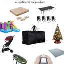 DoYiKe Extra Large Storage Duffle Bag with Zippers and Handles, Big Foldable Duffle Bag for Travel
