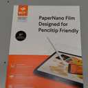 KCT 2nd PaperNano Screen protector Compatible with iPad Pro 11 inch 2024 (M4), Paper Nano-Texture Film for Drawing, Nib Friendly, Anti-Glare-2 Pack (Transparent)