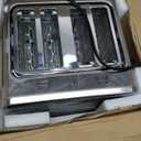 4 Slice Touchscreen Toaster, Digital Display | Stainless Steel, Extra Wide Slots, 6 Shade Settings, Defrost Reheat Cancel Functions, Removable Crumb Tray, Bagel & Bread