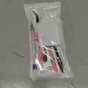 14 Pcs Rhinestone Picker Tool - 3 Pcs Dual-head Pens with 6 Wax Tips, Useful Clay, Precision Curved and Straight Tweezers Kit for Picking Up Nail Art Gems, Stones, Crystals, and Nail Charms