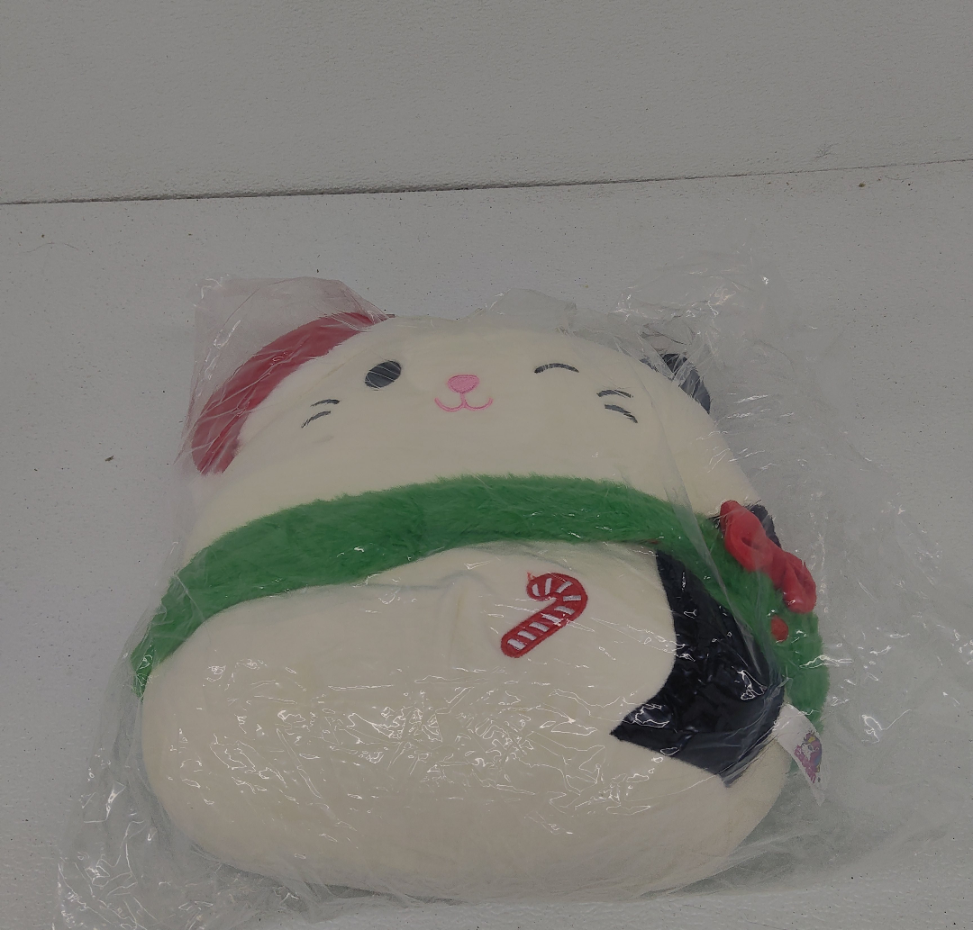 Easfan 14’’ Christmas Kitty Plush Pillow