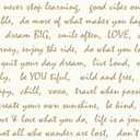 RoomMates Gold Dream Big Script Peel and Stick Wallpaper, 28.19 Square Feet
