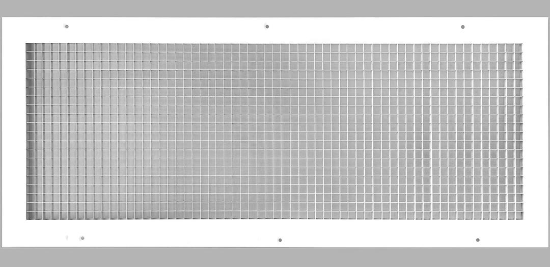 16" x 22" or 22" x 16" Cube Core Eggcrate Return Air Grille - Aluminum Rust Proof - HVAC Vent Duct Cover - White [Outer Dimensions: 17.75 x 23.75]