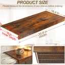 MyLifeUNIT Wire Shelf Covers, 4 PCS 35.8" W x 16" D Wood Wire Rack Covers for Pantry, Closet, Laundry Room