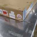 Metal Raised Garden Bed with Trellis, 2 in 1 Trellis with Planter Box & Privacy Screen for Climbing Plants, Vine, Outdoor Standing Flower Beds with Drainage Holes, 47" L x 17" W x 71" H, Black