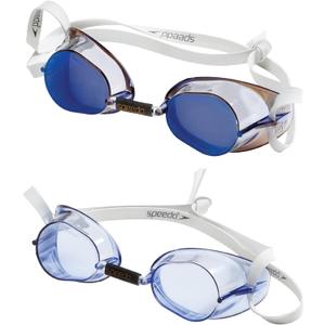 Speedo Unisex-Adult Swim Goggles Swedish (One Size, Blue)
