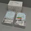 NDYIN Sticker Printer, PrintPods Mini Printer, Bluetooth Portable Sticker Maker with 3 Rolls Paper, Print Pod Inkless Thermal Printer for iPhone, Impresora Portátil for Notes, Journal, DIY, Kids Gift 2 Pack