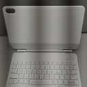 GreenLaw for iPad 11th(A16,2025)/10th(2022) Generation Case with Keyboard, Magic-Style Keyboard Stand, 7 Color Backlit, Stain-Resistant Surface, Multi-Touch Trackpad, White