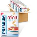 Premium Original Mini Saltine Crackers, Lunch Snacks, 11 oz (EXP 07/16/26), Pack Of 6
