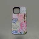 COTAIL Case Designed for iPhone 14 Pro Max, Hybrid 2-Layer Case, Military-Grade Protection Durable Shockproof Anti-Scratch Phone Case, Pink Blue Jesus Collage