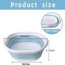 Tlswshsy Portable Pool Foot Bath,Collapsible Pool Foot Wash Basin Tub,Foot Bath Basin for Above Ground Swimming Pools Accessories