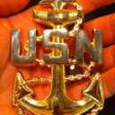 E-8 4" Gold Anchor Display