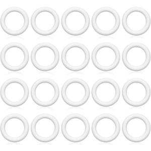 Juexica 24 Pcs 6 Inch Foam Wreath Forms for Crafts Foam Circles Ring Small Wreath Polystyrene Foam Ring for Wedding Home Flower Projects DIY Arts Crafts Supplies Christmas Decorations