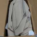 Favoyard Outdoor Seat Cushion Set 24 x 24 Inch Water-Resistant & Fade-Resistant Patio Furniture Cushions with Removable Cover Deep Seat & Back Cushion with Tie Straps for Chair Sofa (Beige)