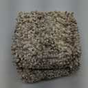 Yimobra Bath Mats for Bathroom Non Slip, 36x24, Extra Soft Chenille Bathroom Rugs, Luxury Fluffy Long Matts for Tub, Plush Shaggy Carpet, Water Absorb, Machine Washable, Beige & Light Coffee