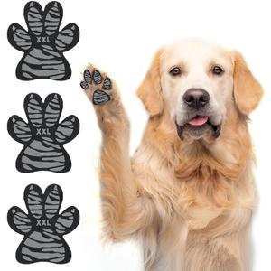 SCENEREAL Anti-Slip Dog Paw Protector Gripper Traction Pads for Small Medium Large Senior Dogs, Dog Feet Stickers with Stronger Adhesive for Hardwood Floors Hot Pavement, 9 Sets(36 Pcs) 3XL