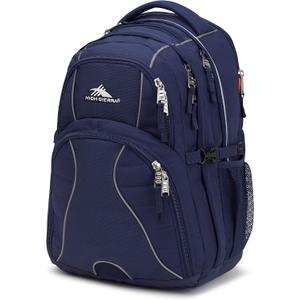 High Sierra Swerve Laptop Backpack, True Navy, One Size, 19 X 13 X 7.75-inch
