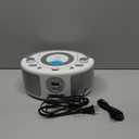 WISCENT Portable CD Player with Bluetooth Boombox, FM Radio Stereo Sound, USB, 3.5mm AUX Port & Headphone Jack, Mains or Battery 