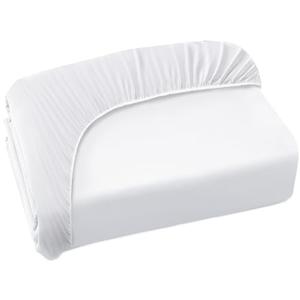 Twin Fitted Sheet Only, Twin Size Sheets for Kids Up to 12 Inches Deep Procket, Single Bed Mattress Sheets Stretchable Breathable Cover for Air Mattress, White