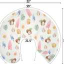 Neutral Summer Beach Nursing Pillow Covers for Boy Girl Surfboard Coconut Seashells Sun Balls Nursery Slipcover for Breastfeeding Pillows Seaside Soft Stretchy Removable Covers for Newborn Infant (One size, Boho)