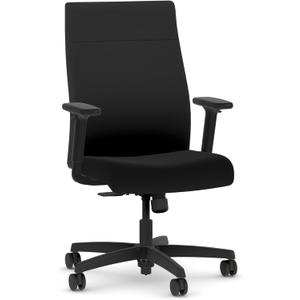 HON Ignition 2.0 Ergonomic Office Chair, Lumbar Support, Desk Chair, Black, Oversized
